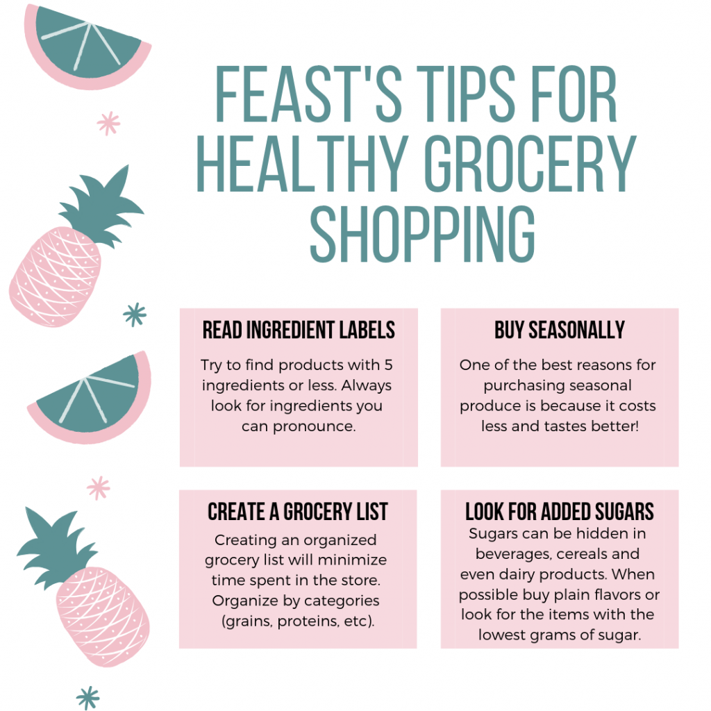Discounted food shopping tips