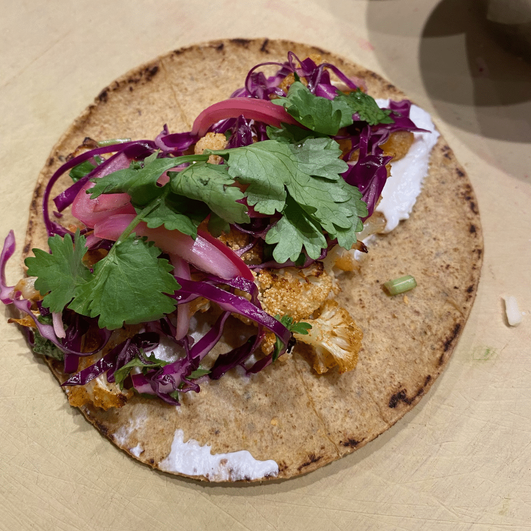 Spiced Cauliflower Tacos - FEAST